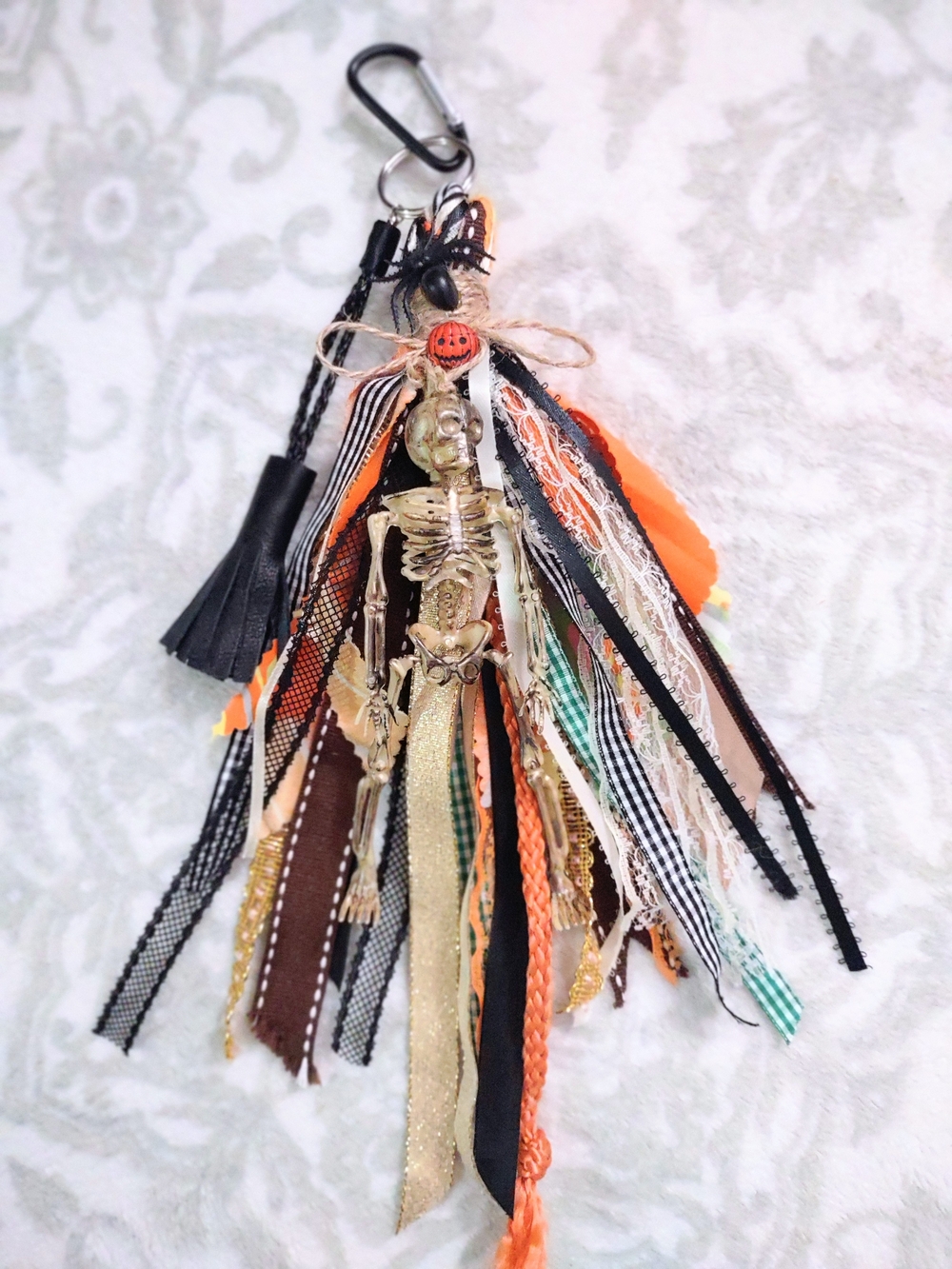 Large Tassel Charm Keychain Dangle